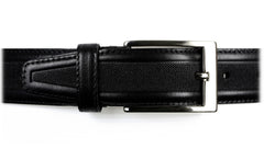 Guard #1297 35mm Black Cowhide Dress Belt