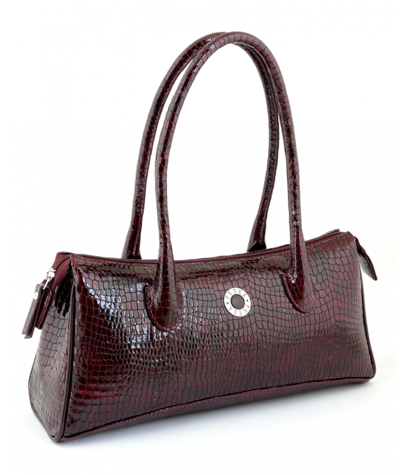 #4005 Petek 1855, Burgundy, Ladies Handbag