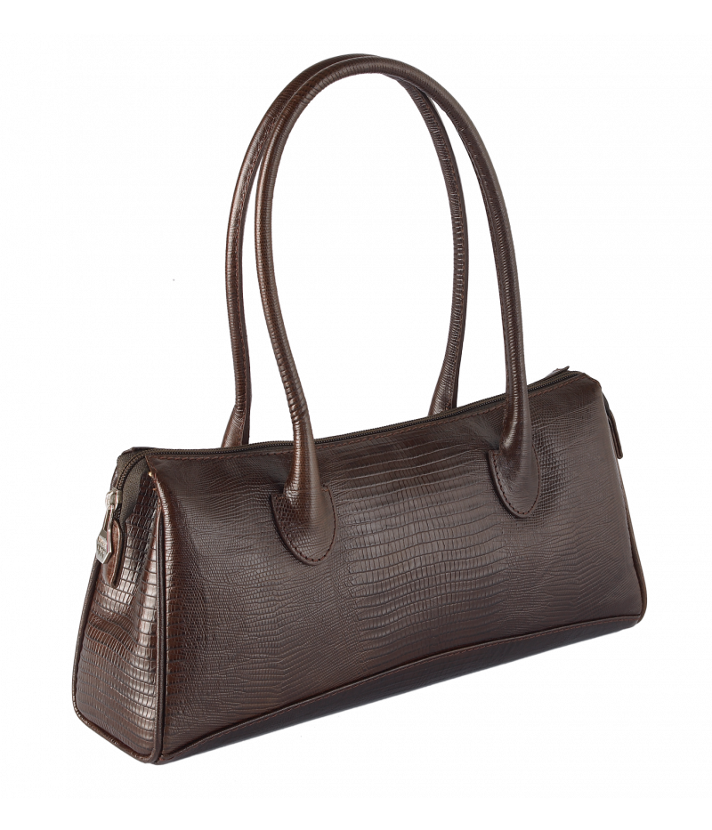 #4005 Petek 1855, Chocolate Brown, Ladies Handbag
