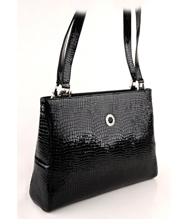 #4077 Petek 1855, Black, Ladies Handbag