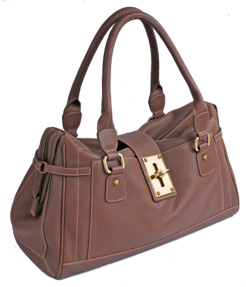 #4176 Brown, Petek 1855 Ladies Handbag