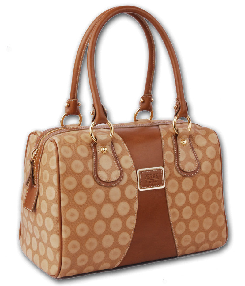 #4124 Brown, Petek 1855 Ladies Handbag