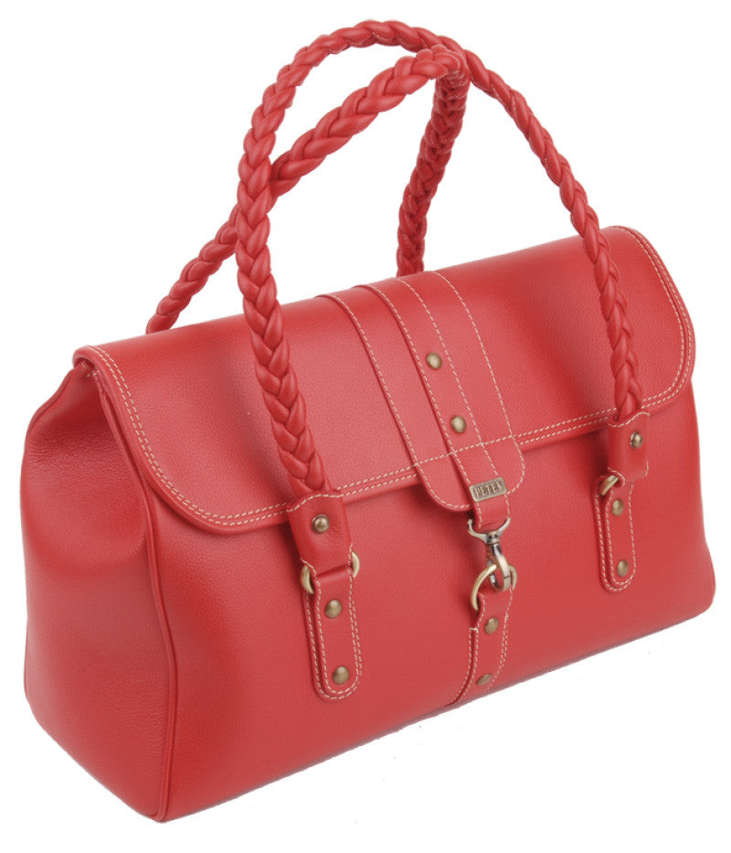 #4187 Red, Petek 1855 Ladies Handbag