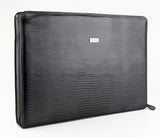 Petek 1855, Model: 2801, Black Luxury Leather Briefcase, front