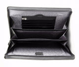 Petek 1855, Model: 2801, Black Luxury Leather Briefcase, inside