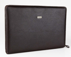 #2801 Petek 1855, Natural Dark Brown Leather Briefcase