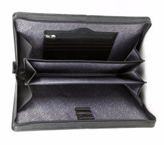 #2801 Petek 1855, Natural Black, Leather Briefcase
