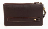 #701 Brown, Men's Leather Clutch & Hand Bag