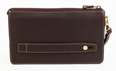 #701 Brown, Men's Leather Clutch & Hand Bag