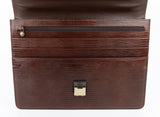 #752, Petek 1855, Brown Leather Briefcase
