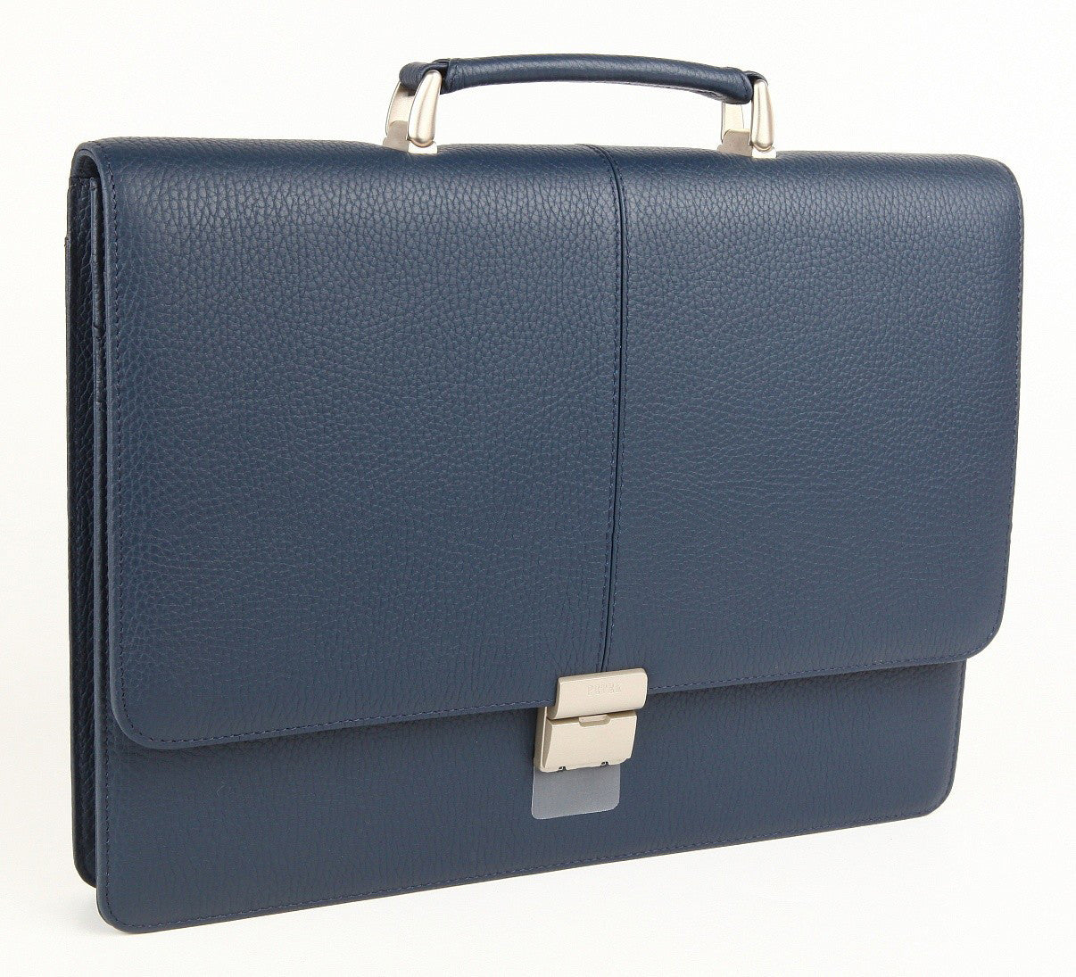 #777, Petek 1855 Blue Leather Briefcase