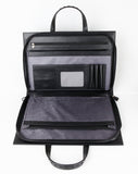 #812 Crocodile Black, Petek 1855 Briefcase