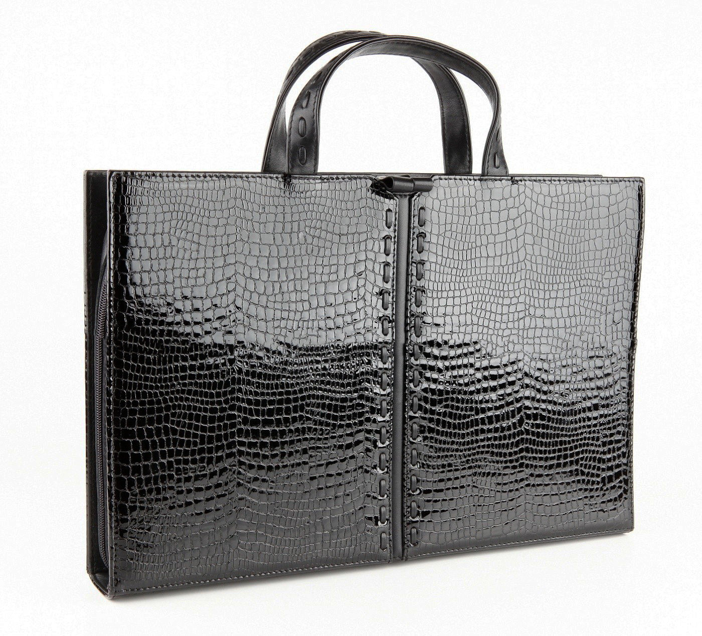 #812 Gloss Black, Petek 1855 Briefcase
