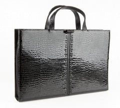 #812 Gloss Black, Petek 1855 Briefcase