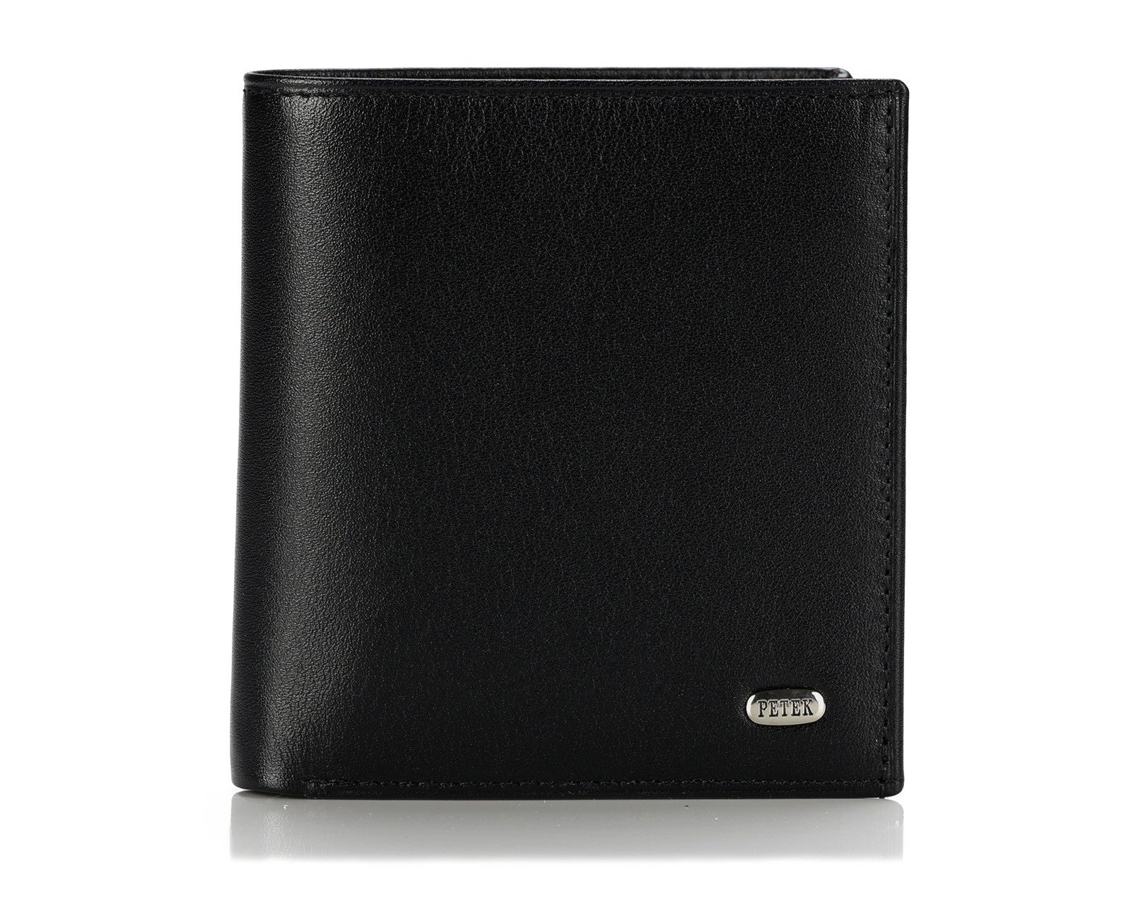 227, Petek 1855, Compact Wallet With Coin Purse, Men's Leather Wallet