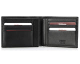 220, Petek 1855, Solid Black, Men's Leather Wallet