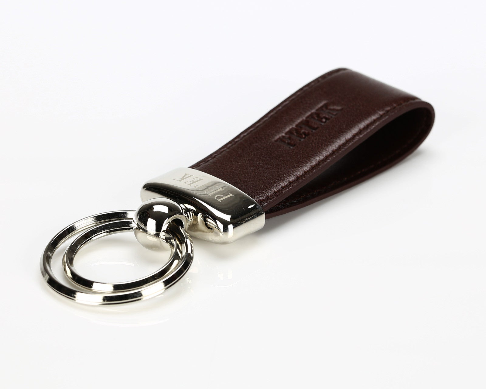 #1507 Brown, Leather Key Ring