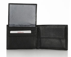 131, Petek 1855, Black 046, Men's Large Leather Wallet