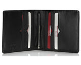 197, Petek 1855, Black, With Money Clip, Men's Leather Wallet