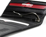 197, Petek 1855, Black, With Money Clip, Men's Leather Wallet
