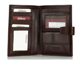 368 Solid Brown, Travel & Business Wallet With Coin Purse