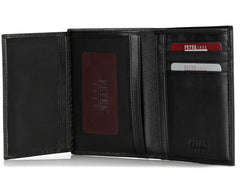 269, Petek 1855, Solid Black, Slim Wallet