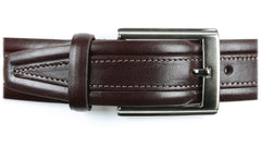 Guard #1303 35mm Dark Brown Cowhide Dress Belt
