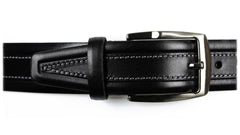 Guard #1303 35mm Black Cowhide Dress Belt