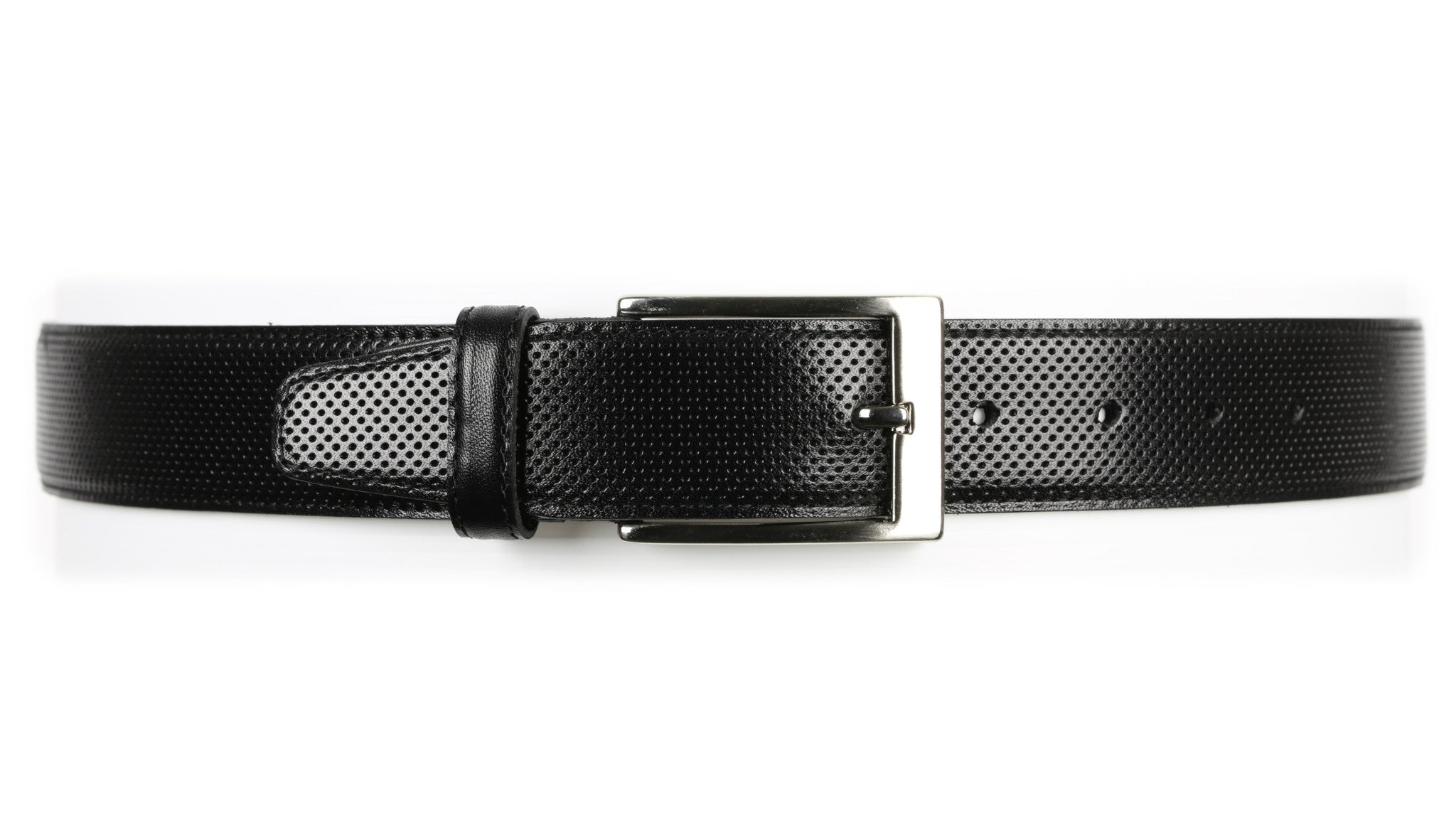 Guard #1296 35mm Black, Cowhide Dress Belt,