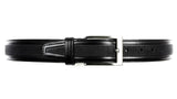 Guard #1297 35mm Black Cowhide Dress Belt