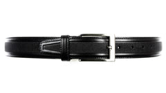 Guard #1297 35mm Black Cowhide Dress Belt