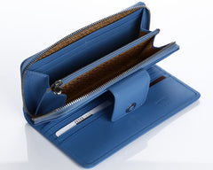 460 Blue Clutch Wallet, Petek 1855