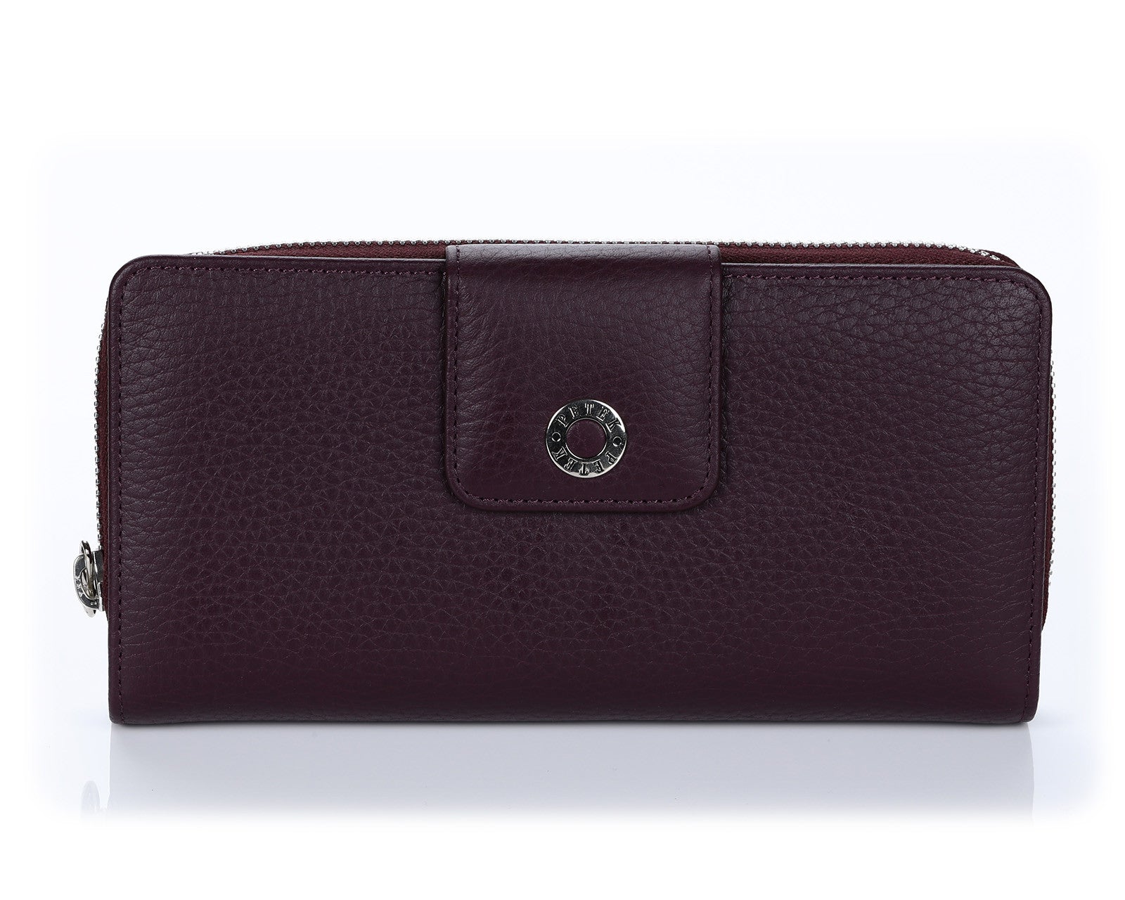 460 Burgundy  Clutch Wallet, Petek 1855