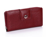 460 Crocodile Red  Clutch Wallet, Petek 1855
