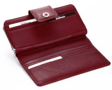 460 Crocodile Red  Clutch Wallet, Petek 1855