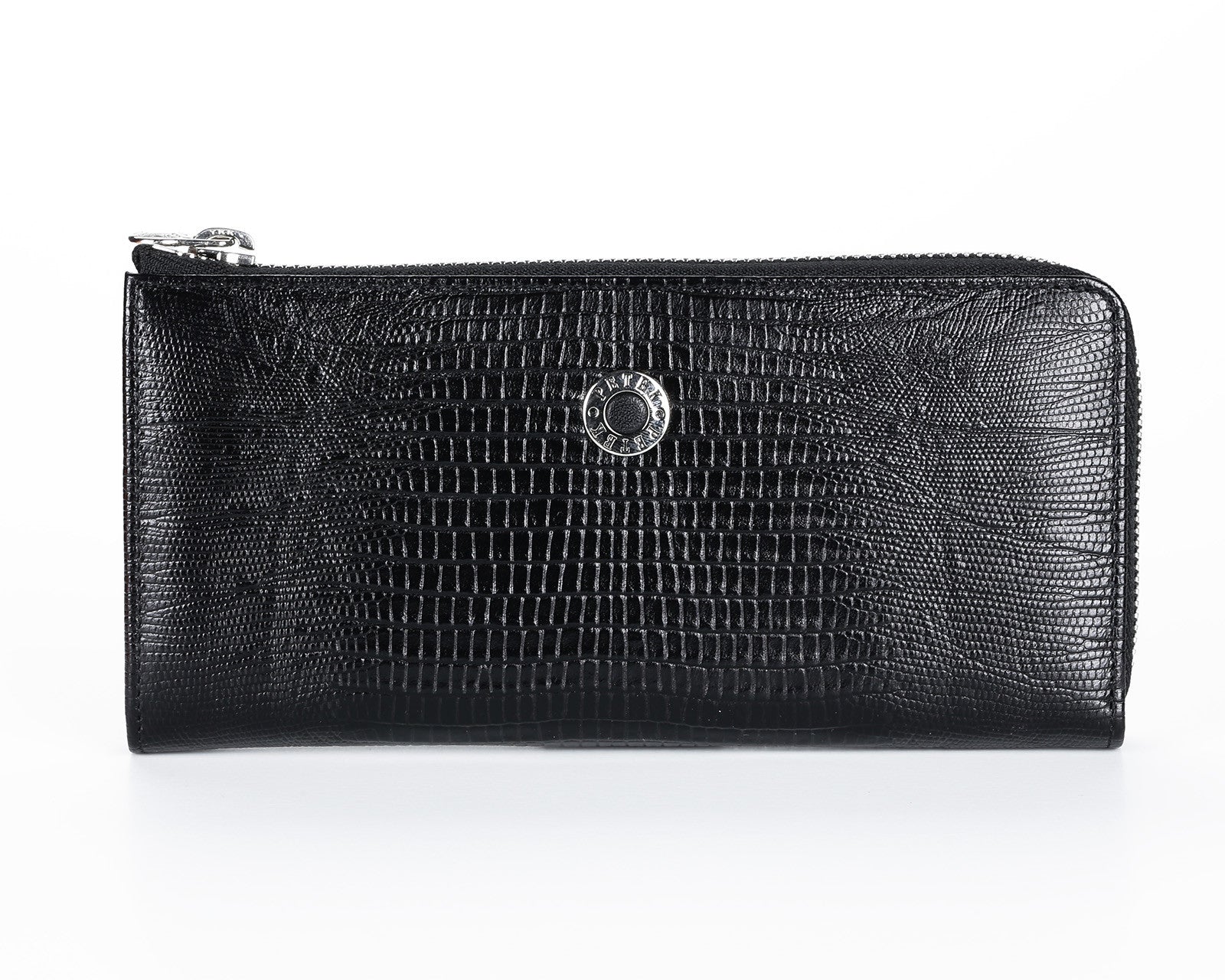 476 Crocodile Black, Petek 1855 Women's Leather Wallet