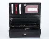 407 Black, Petek 1855 Women's Leather Wallet