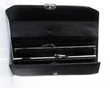 408 Solid Black, Petek 1855 Women's Leather Wallet