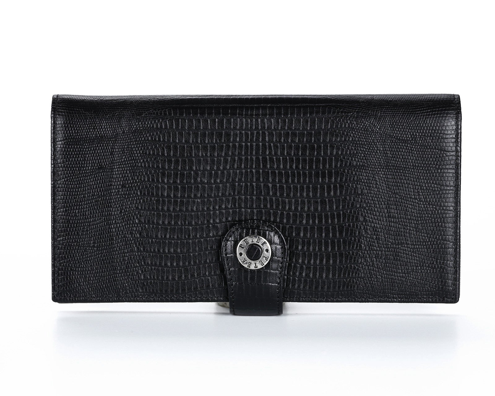 441 Crocodile Black, Petek 1855 Women's Leather Wallet