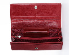 440 Red, Petek 1855 Women's Leather Wallet