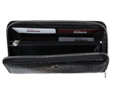 397 Crocodile Gloss  Black, Petek 1855 Women's Leather Wallet