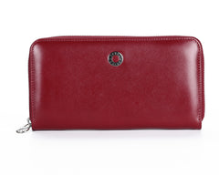 397 Solid Red, Petek 1855 Women's Leather Wallet
