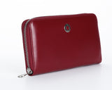 397 Solid Red, Petek 1855 Women's Leather Wallet