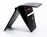 355 Crocodile Black, Petek 1855 Women's Leather Wallet