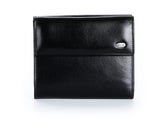 335 Solid Black, Petek 1855 Women's Leather Wallet