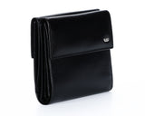335 Solid Black, Petek 1855 Women's Leather Wallet
