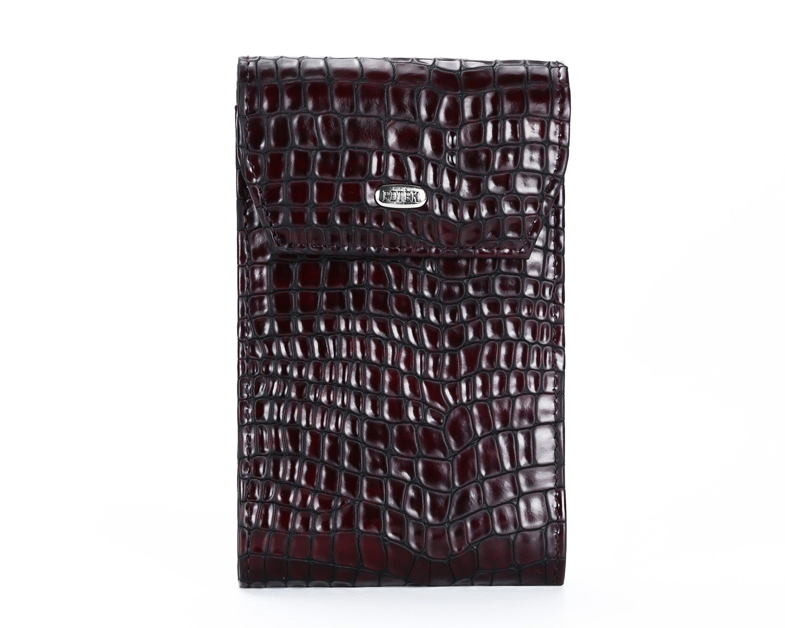 1114, Burgundy Card Holder