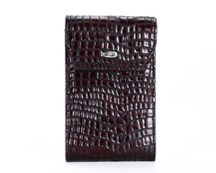 1114, Burgundy Card Holder