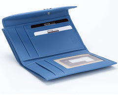 308 Blue, Petek 1855 Women's Leather Wallet
