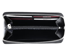 397 Solid Black, Petek 1855 Women's Leather Wallet